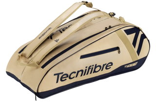 Tecnifibre Tennis Racket Bag Tour Endurance (Racket Bag, 2 Main Compartments, Shoe Compartment) 2025 Sand 12 Pack